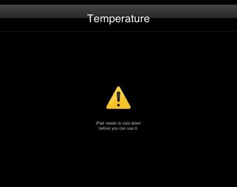 iPad Temperature Warning – It Gets All Hot Under the Collar