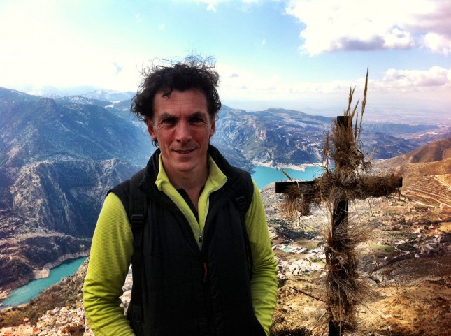 Dave Competing with the Cruz de Calar for holder of 'The Most Wild Hairdo' - Güéjar Sierra, Andalusia
