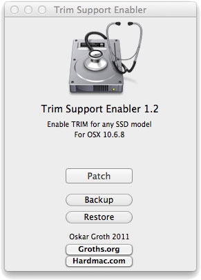 TRIM Enabler for 3rd Party SSD’s on OS X Lion – Review