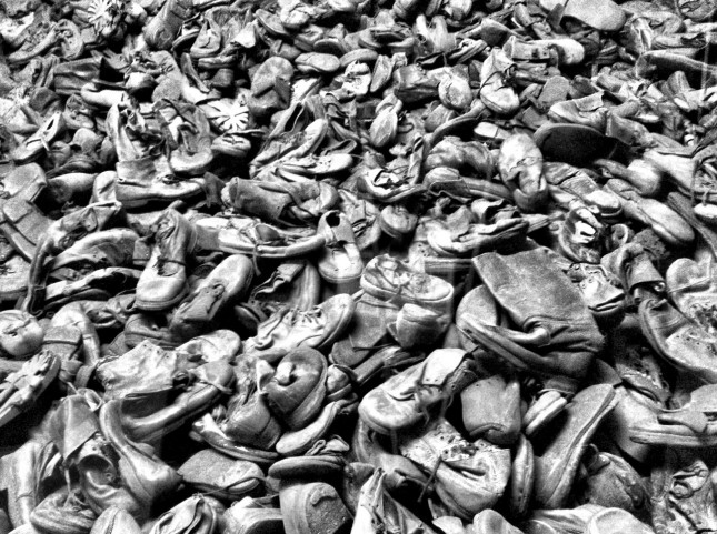 80,000 pairs of shoes in one display, a fraction of the items recycled by the Nazi's at Auschwitz