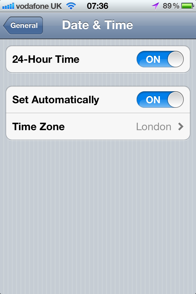 iPhone/iPad Has Wrong Timezone When Date/Time is Set Automatically