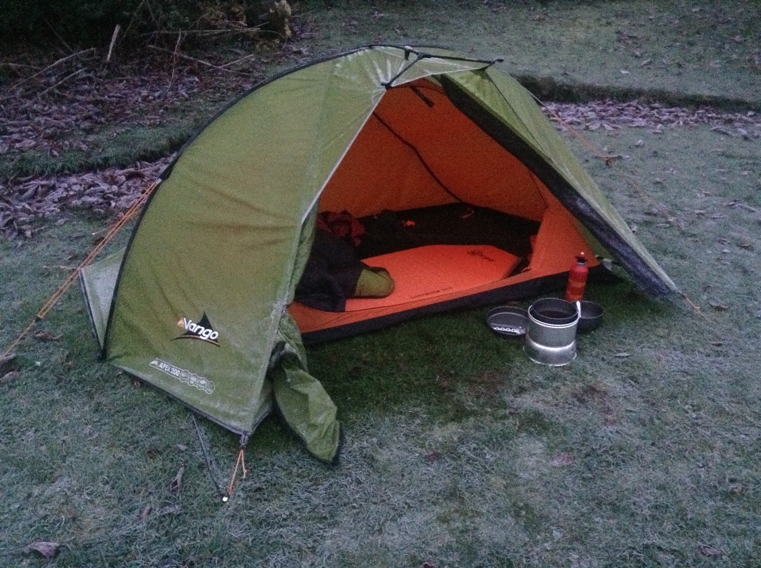 Microadventure – Camping in the Garden at -4 Celsius