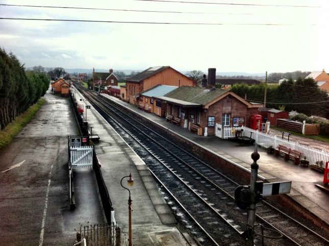 Bishops Lydeard Railway Station on the West Somerset Steam Railway