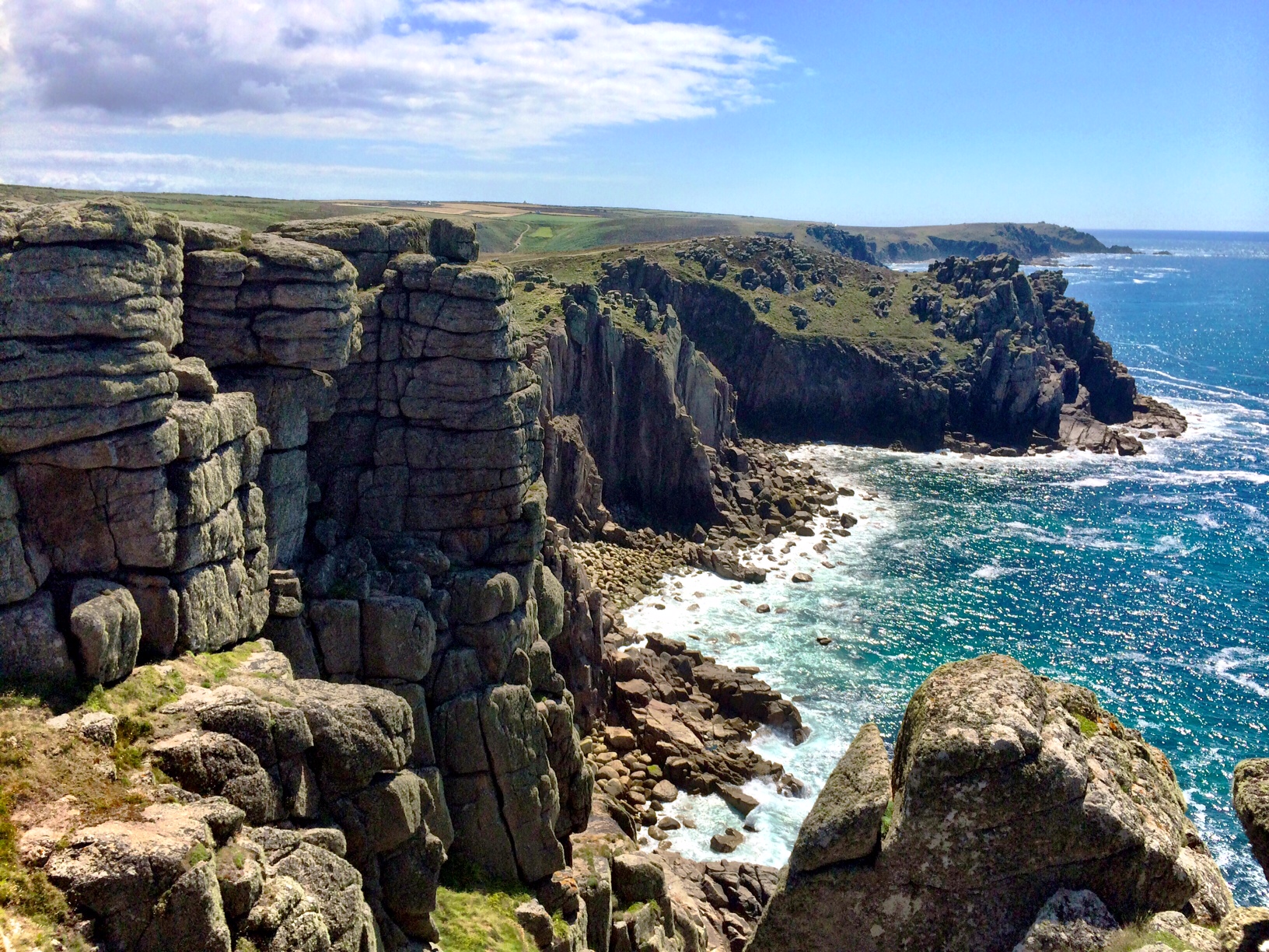 South West Coast Path – Sennen Cove to Porthcurno and Cross Country