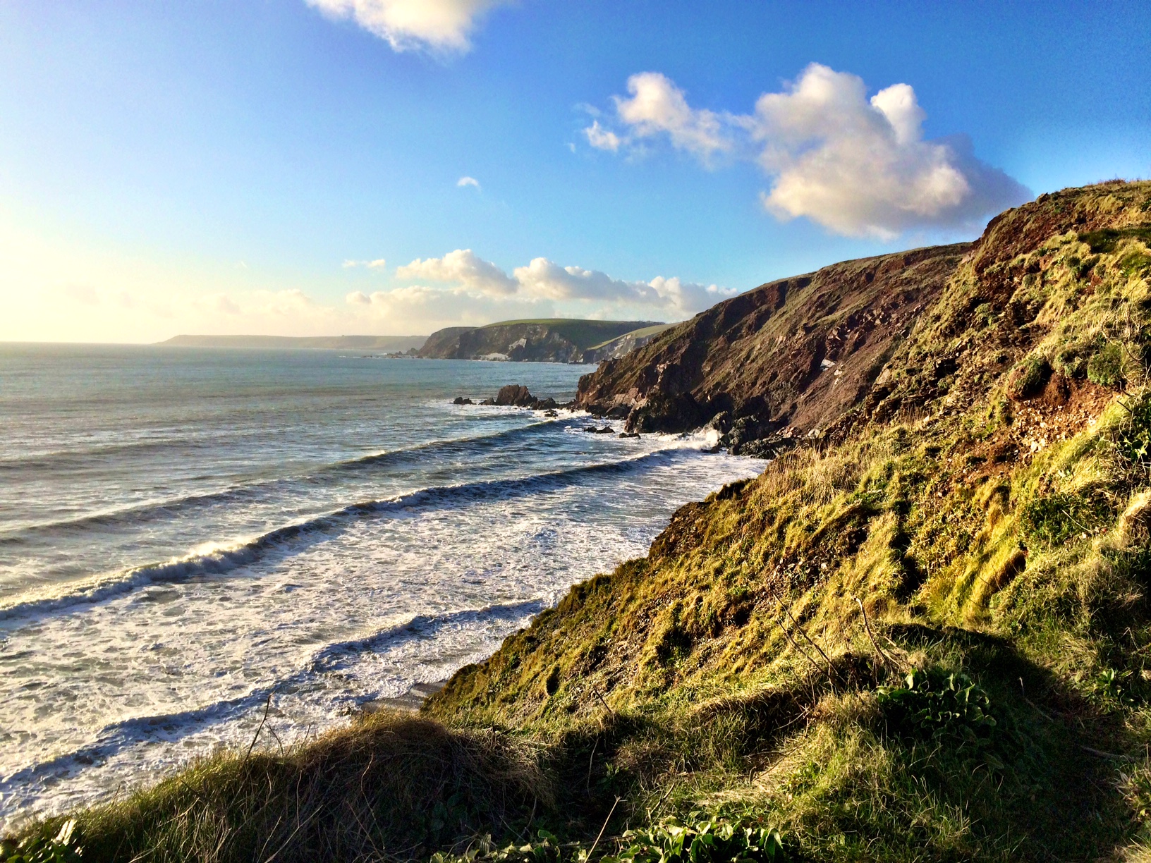 Views over The Devon Coastline and Dartmoor